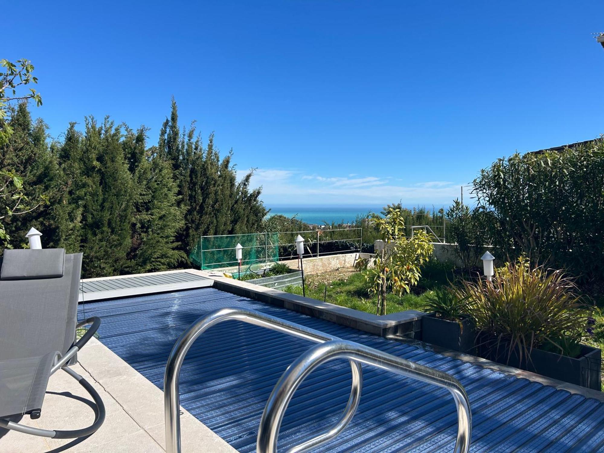 Cottage Marin Avec Vue Mer Nice Bagian luar foto